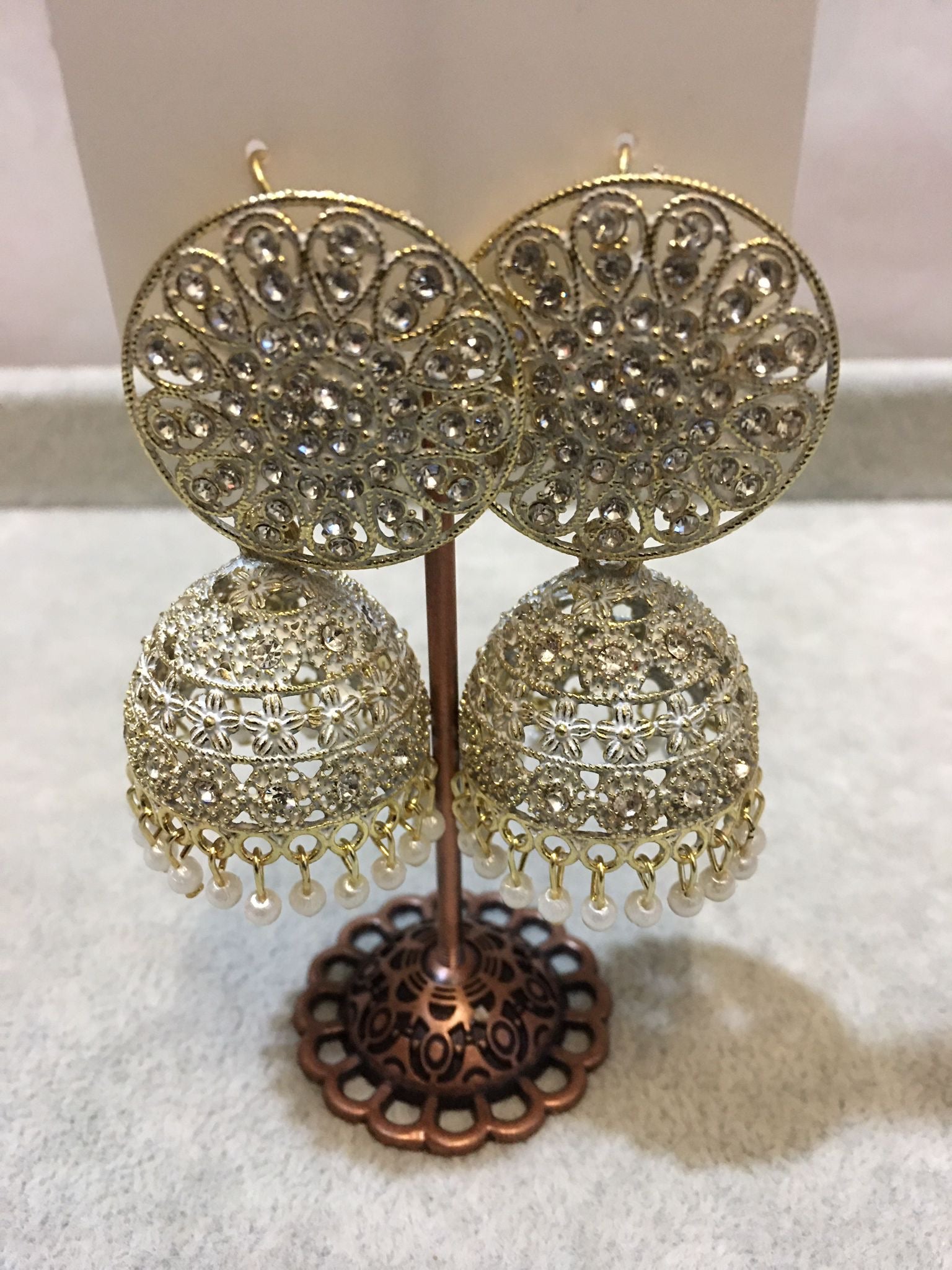 Stylish Lightweight Jhumkay Earrings - Available in 6 Colours