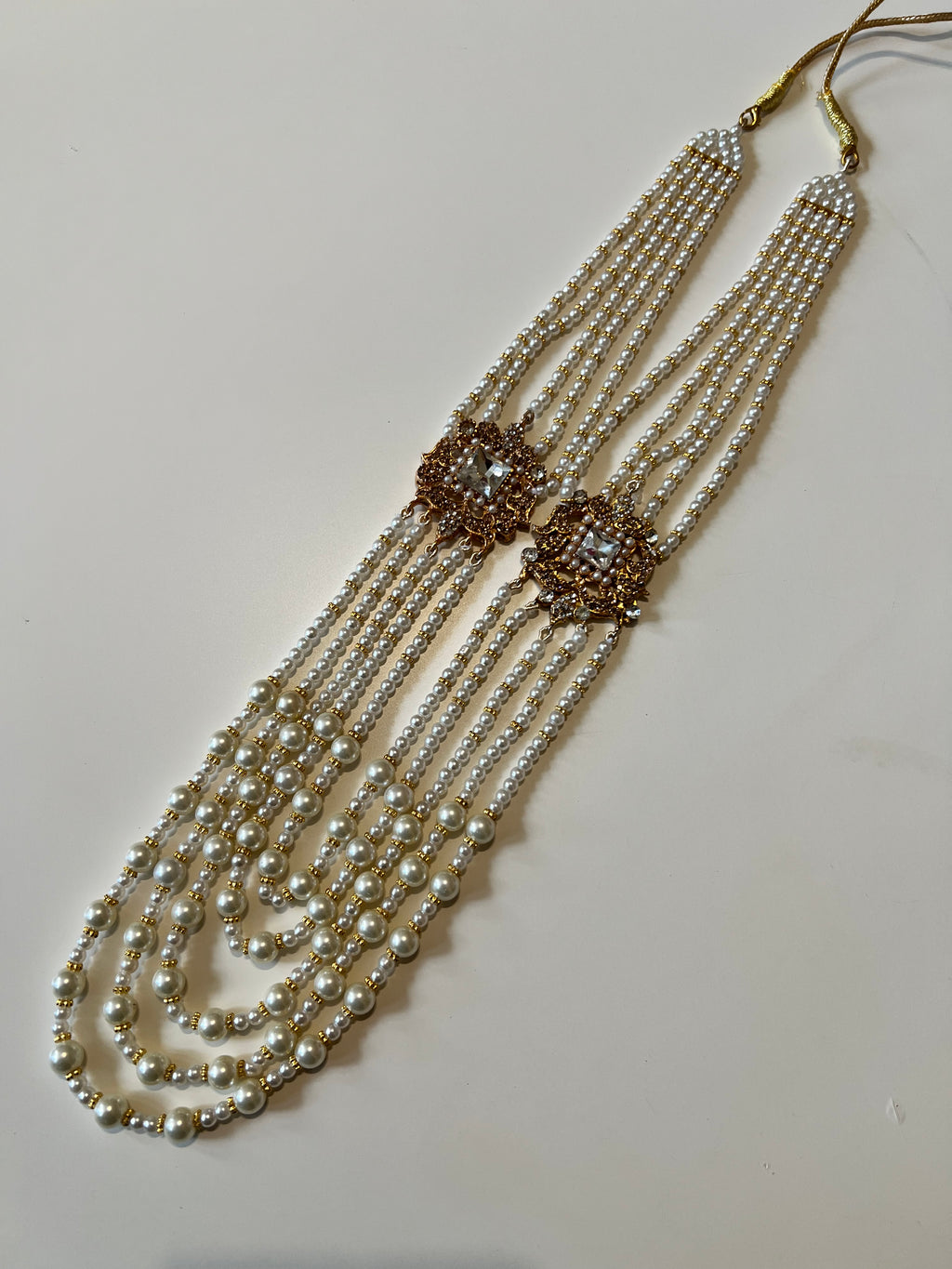 Traditional Multi-Layer Long Haar / Mala Necklace – Bridal Beaded Necklace (Available in 8 Colours)