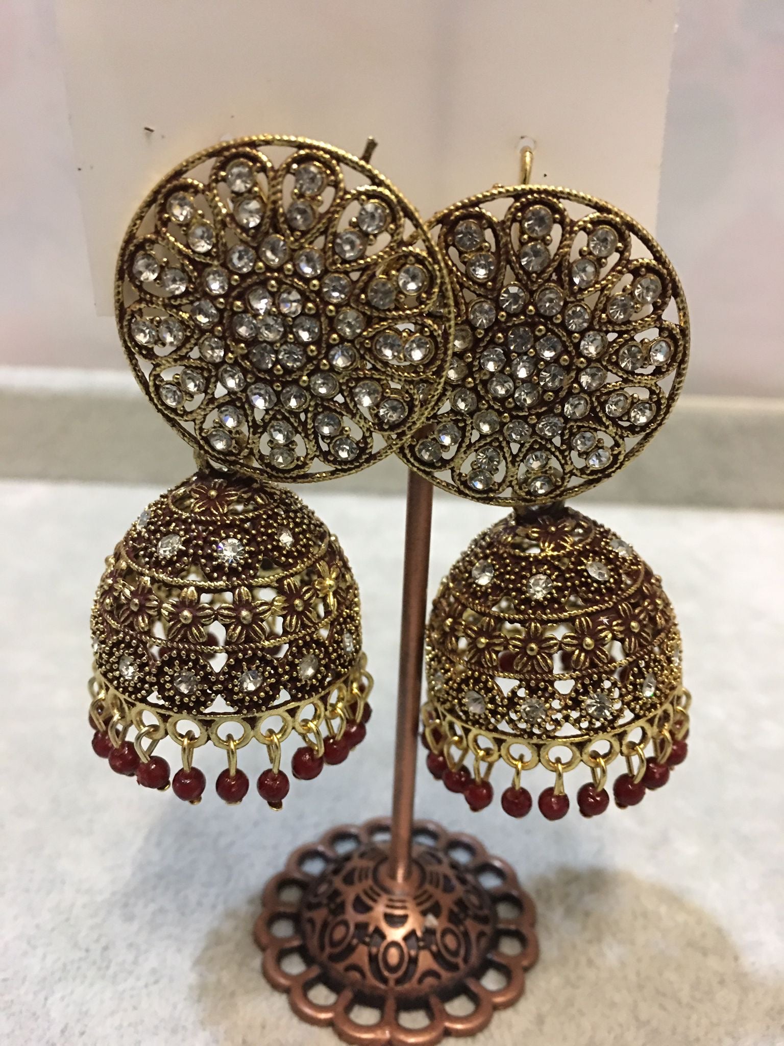 Stylish Lightweight Jhumkay Earrings - Available in 6 Colours