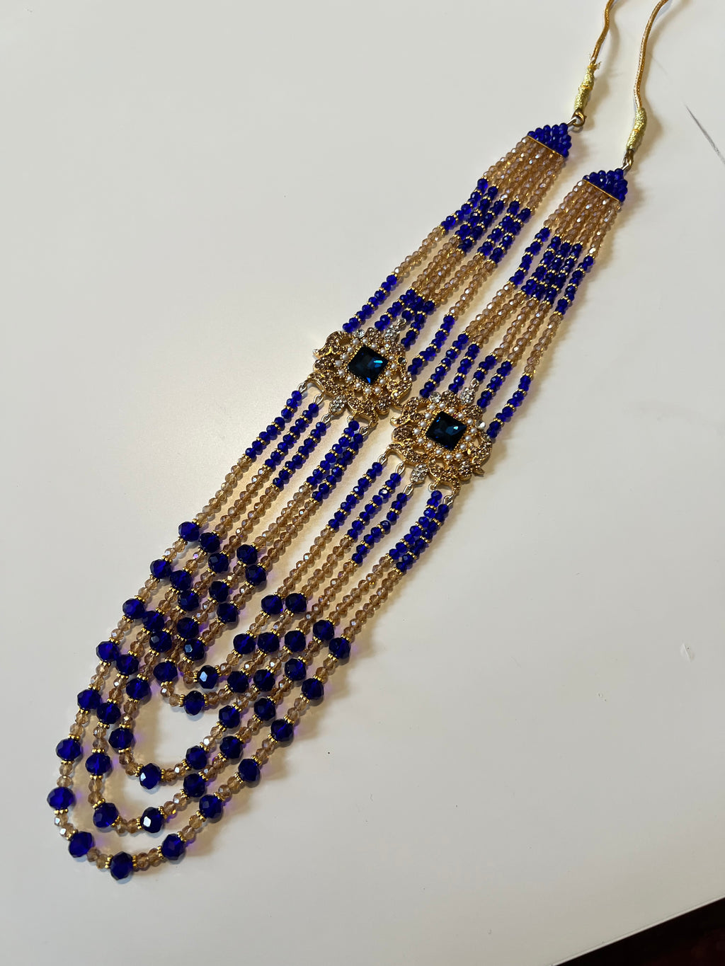 Traditional Multi-Layer Long Haar / Mala Necklace – Bridal Beaded Necklace (Available in 8 Colours)