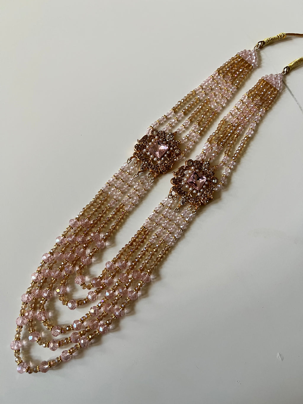 Traditional Multi-Layer Long Haar / Mala Necklace – Bridal Beaded Necklace (Available in 8 Colours)