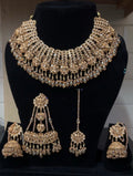 Champagne Gold Bridal Necklace set