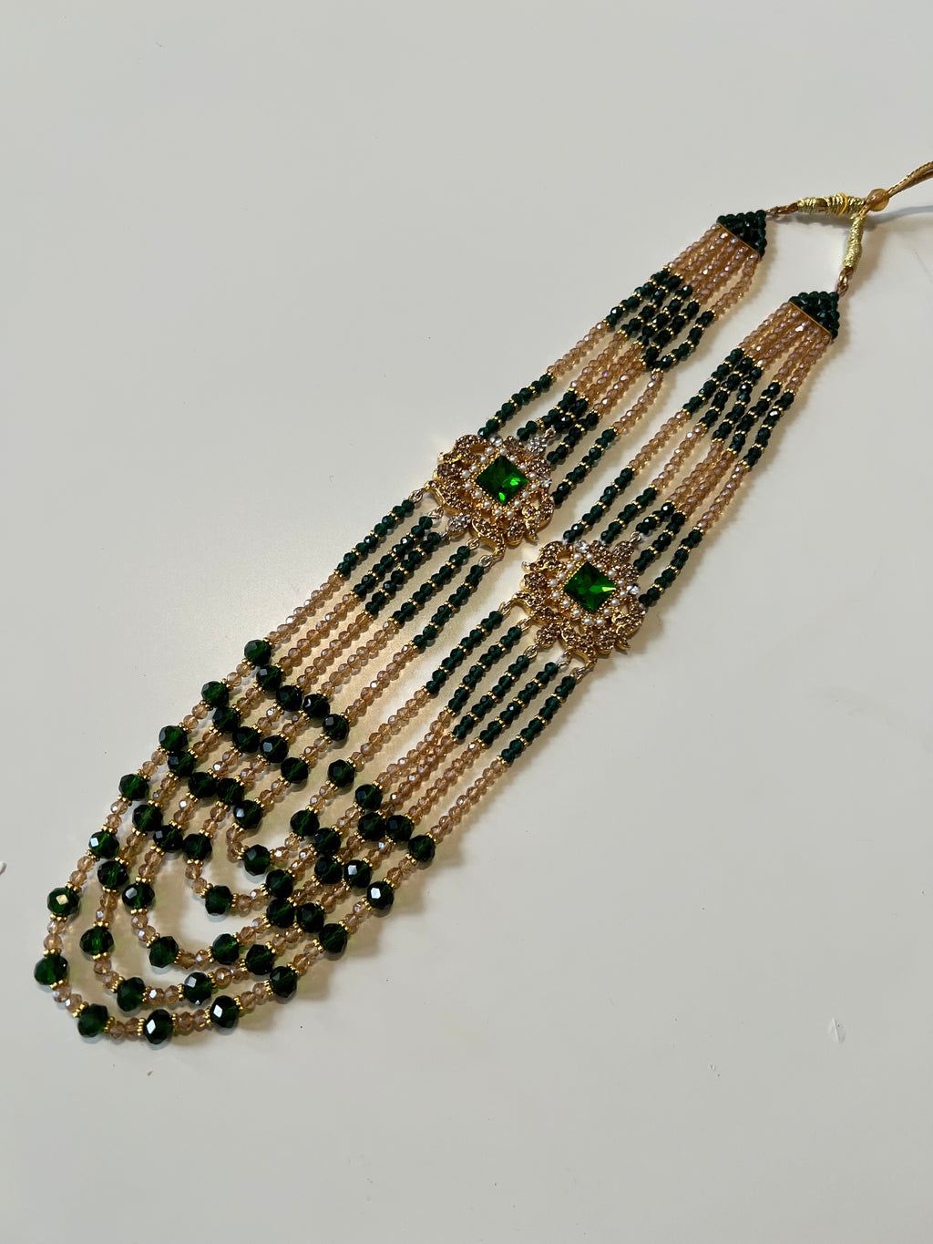 Traditional Multi-Layer Long Haar / Mala Necklace – Bridal Beaded Necklace (Available in 8 Colours)