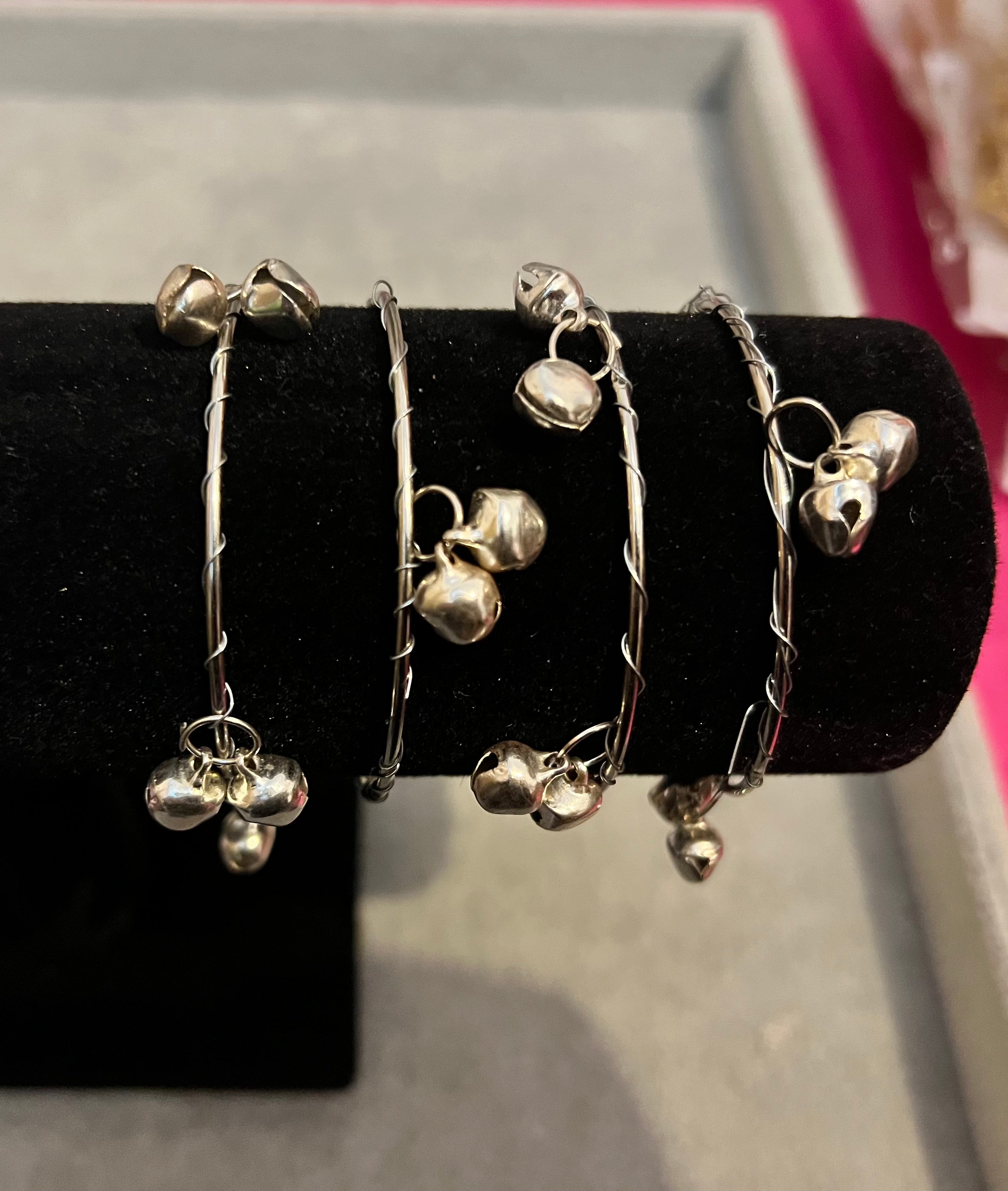 Kids silver Kashmiri bangles size 2.2