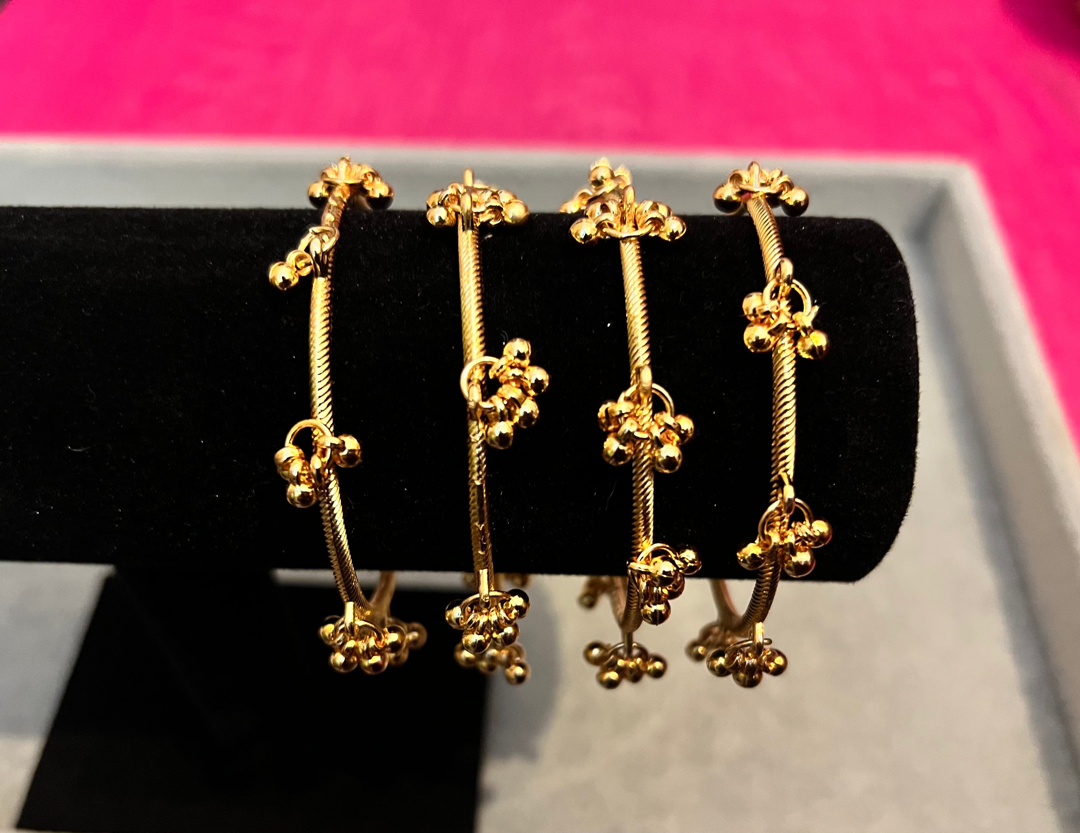 Kashmiri  bangles x4 size 2.6