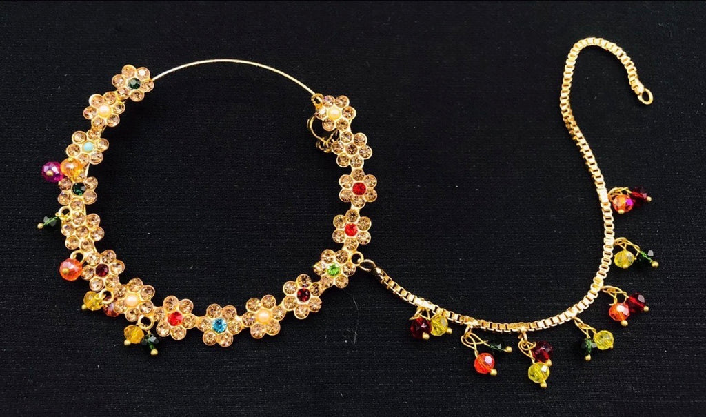 Traditional Bridal Gold Nath Nose Ring