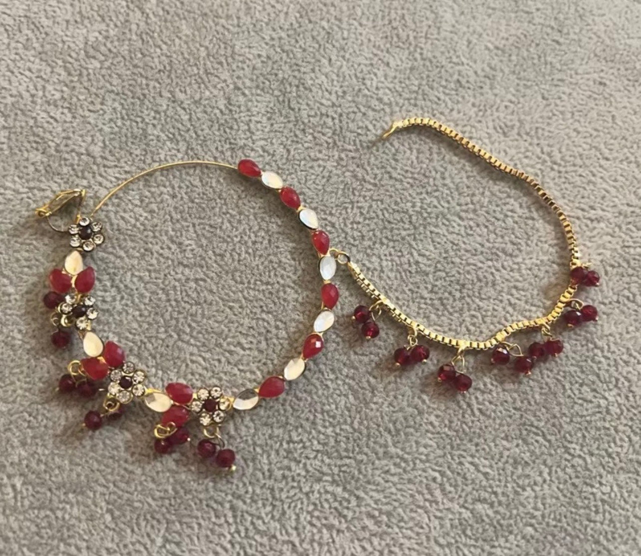 Traditional Bridal Gold Nath Nose Ring